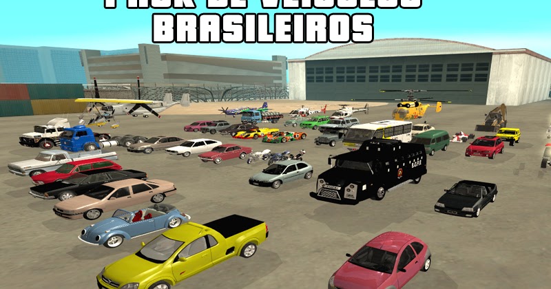 Mods GTA San Andreas: Pack de Veículos Brasileiros v1